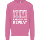 Science Experiment Fail Repeat Chemistry Geek Mens Sweatshirt Jumper Azalea