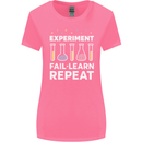 Science Experiment Fail Repeat Chemistry Geek Womens Wider Cut T-Shirt Azalea