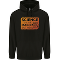 Science Like Magic but Real Physics Geek Childrens Kids Hoodie Black