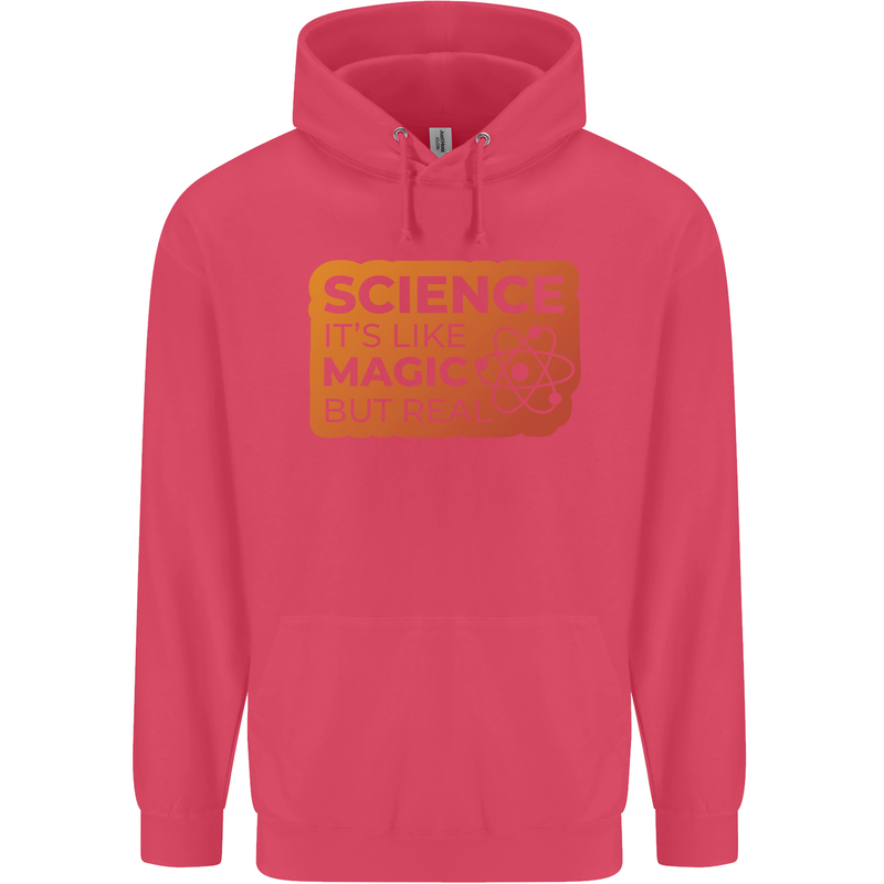 Science Like Magic but Real Physics Geek Childrens Kids Hoodie Heliconia