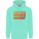 Science Like Magic but Real Physics Geek Childrens Kids Hoodie Peppermint