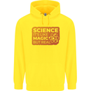 Science Like Magic but Real Physics Geek Childrens Kids Hoodie Yellow