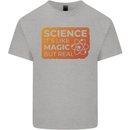 Science Like Magic but Real Physics Geek Kids T-Shirt Childrens Sports Grey