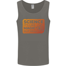 Science Like Magic but Real Physics Geek Mens Vest Tank Top Charcoal