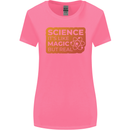 Science Like Magic but Real Physics Geek Womens Wider Cut T-Shirt Azalea