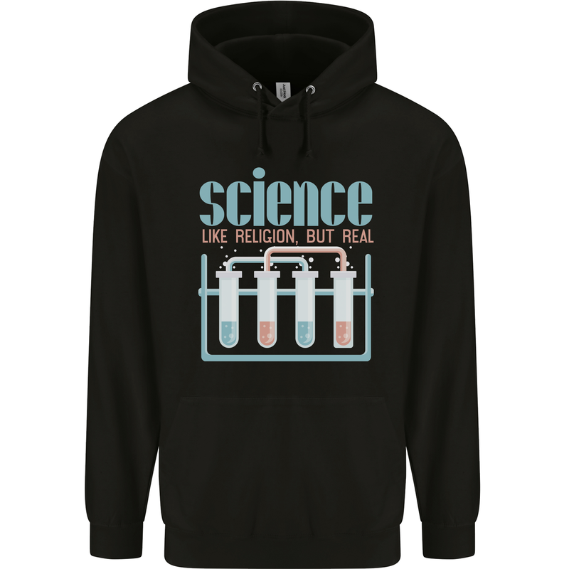 Science Like Religion Atheist Atheism Evolution Childrens Kids Hoodie Black