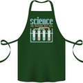 Science Like Religion Atheist Atheism Evolution Cotton Apron 100% Organic Forest Green