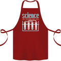 Science Like Religion Atheist Atheism Evolution Cotton Apron 100% Organic Maroon