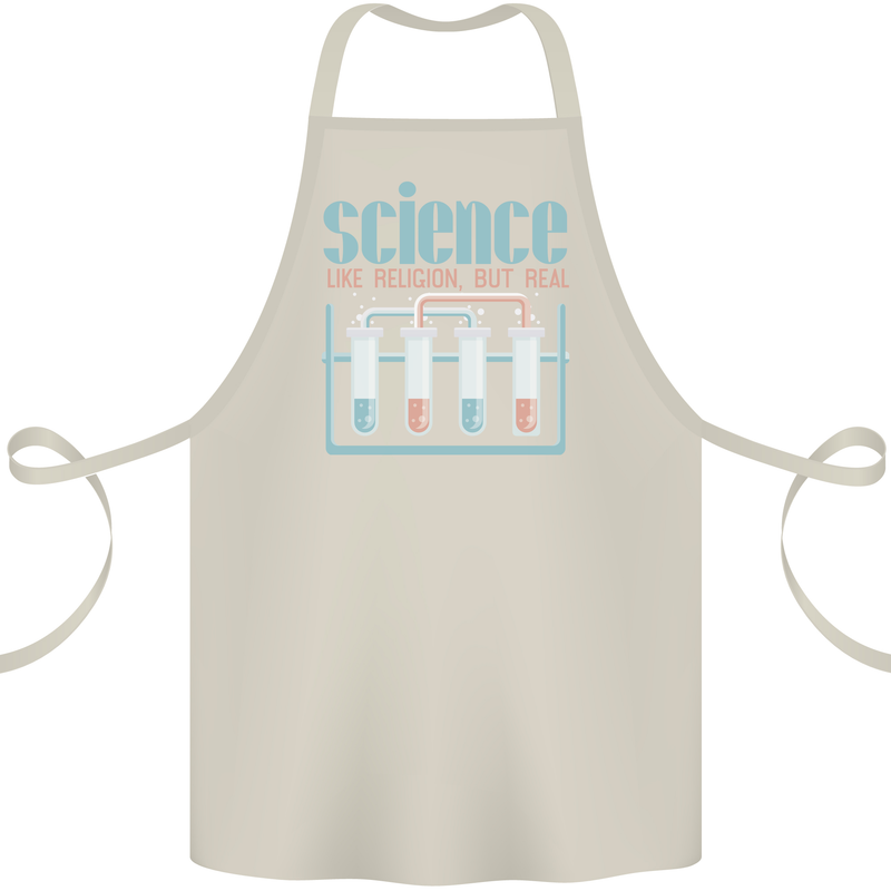 Science Like Religion Atheist Atheism Evolution Cotton Apron 100% Organic Natural