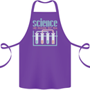 Science Like Religion Atheist Atheism Evolution Cotton Apron 100% Organic Purple