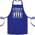 Science Like Religion Atheist Atheism Evolution Cotton Apron 100% Organic Royal Blue