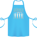 Science Like Religion Atheist Atheism Evolution Cotton Apron 100% Organic Turquoise