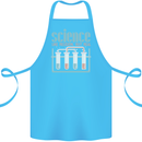 Science Like Religion Atheist Atheism Evolution Cotton Apron 100% Organic Turquoise