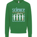 Science Like Religion Atheist Atheism Evolution Kids Sweatshirt Jumper Irish Green