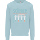 Science Like Religion Atheist Atheism Evolution Kids Sweatshirt Jumper Light Blue