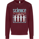 Science Like Religion Atheist Atheism Evolution Kids Sweatshirt Jumper Maroon