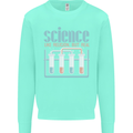 Science Like Religion Atheist Atheism Evolution Kids Sweatshirt Jumper Peppermint