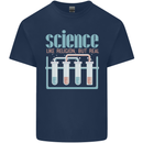 Science Like Religion Atheist Atheism Evolution Kids T-Shirt Childrens Navy Blue