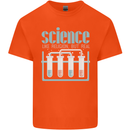 Science Like Religion Atheist Atheism Evolution Kids T-Shirt Childrens Orange