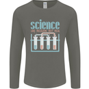 Science Like Religion Atheist Atheism Evolution Mens Long Sleeve T-Shirt Charcoal