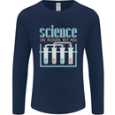 Science Like Religion Atheist Atheism Evolution Mens Long Sleeve T-Shirt Navy Blue