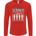 Science Like Religion Atheist Atheism Evolution Mens Long Sleeve T-Shirt Red