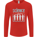 Science Like Religion Atheist Atheism Evolution Mens Long Sleeve T-Shirt Red