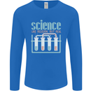 Science Like Religion Atheist Atheism Evolution Mens Long Sleeve T-Shirt Royal Blue