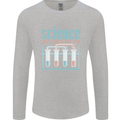 Science Like Religion Atheist Atheism Evolution Mens Long Sleeve T-Shirt Sports Grey