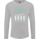 Science Like Religion Atheist Atheism Evolution Mens Long Sleeve T-Shirt Sports Grey