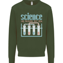 Science Like Religion Atheist Atheism Evolution Mens Sweatshirt Jumper Forest Green