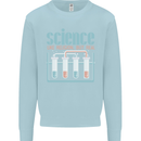 Science Like Religion Atheist Atheism Evolution Mens Sweatshirt Jumper Light Blue