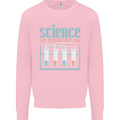 Science Like Religion Atheist Atheism Evolution Mens Sweatshirt Jumper Light Pink