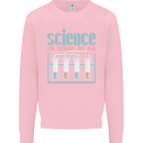 Science Like Religion Atheist Atheism Evolution Mens Sweatshirt Jumper Light Pink