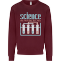 Science Like Religion Atheist Atheism Evolution Mens Sweatshirt Jumper Maroon
