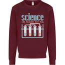 Science Like Religion Atheist Atheism Evolution Mens Sweatshirt Jumper Maroon