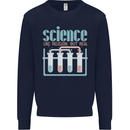 Science Like Religion Atheist Atheism Evolution Mens Sweatshirt Jumper Navy Blue