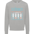 Science Like Religion Atheist Atheism Evolution Mens Sweatshirt Jumper Sports Grey