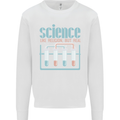 Science Like Religion Atheist Atheism Evolution Mens Sweatshirt Jumper White