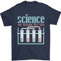 Science Like Religion Atheist Atheism Evolution Mens T-Shirt 100% Cotton Navy Blue