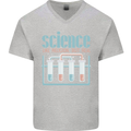 Science Like Religion Atheist Atheism Evolution Mens V-Neck Cotton T-Shirt Sports Grey