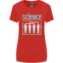 Science Like Religion Atheist Atheism Evolution Womens Wider Cut T-Shirt Red