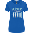Science Like Religion Atheist Atheism Evolution Womens Wider Cut T-Shirt Royal Blue