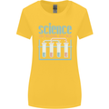 Science Like Religion Atheist Atheism Evolution Womens Wider Cut T-Shirt Yellow