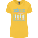 Science Like Religion Atheist Atheism Evolution Womens Wider Cut T-Shirt Yellow