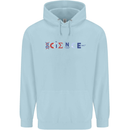Science Symbols Physics Chemistry Biology Childrens Kids Hoodie Light Blue