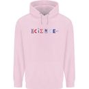 Science Symbols Physics Chemistry Biology Childrens Kids Hoodie Light Pink