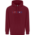 Science Symbols Physics Chemistry Biology Childrens Kids Hoodie Maroon