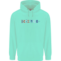 Science Symbols Physics Chemistry Biology Childrens Kids Hoodie Peppermint