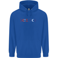 Science Symbols Physics Chemistry Biology Childrens Kids Hoodie Royal Blue